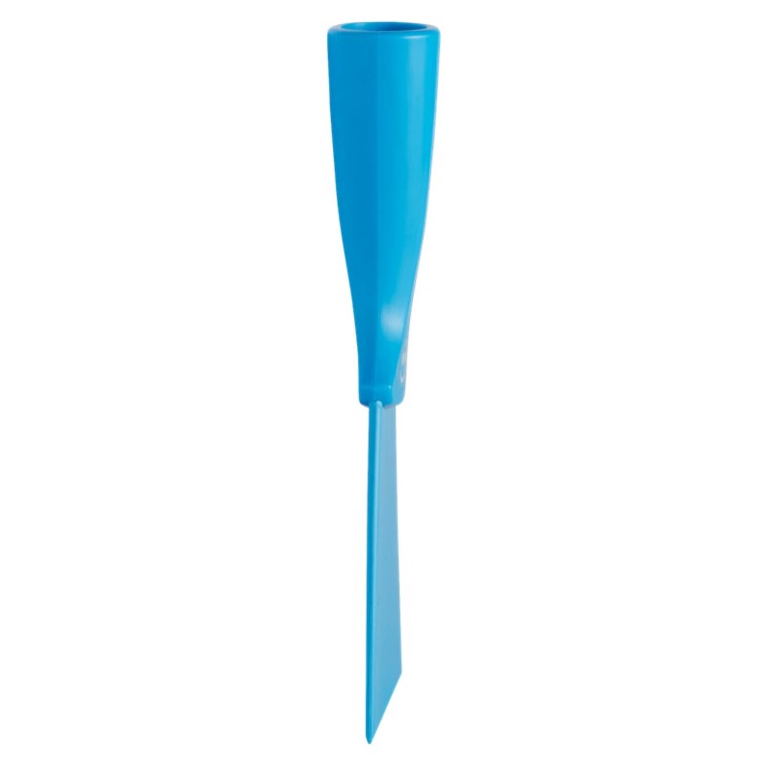 Vikan handschraper nylon met steel aansluiting blauw (40123)