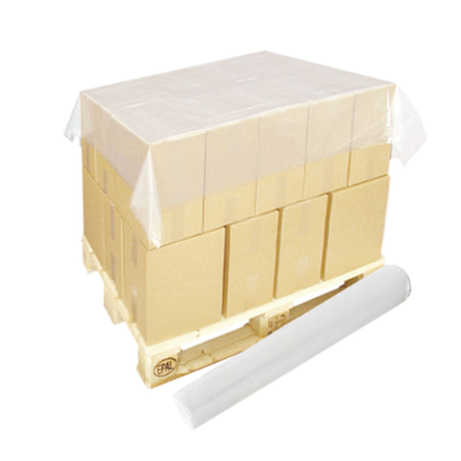 Topvellen voor Blokpallet transparant 960+520x1.395 mm