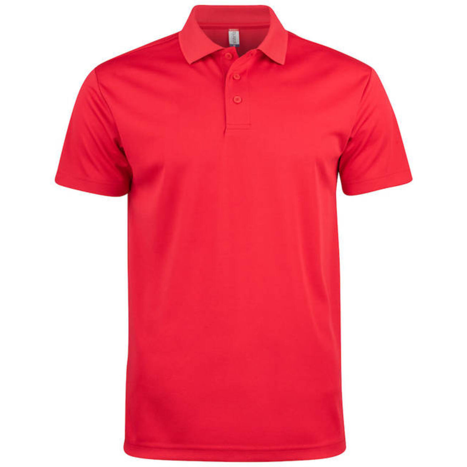 Polo Clique Basic inclusief bedrukking rood maat M