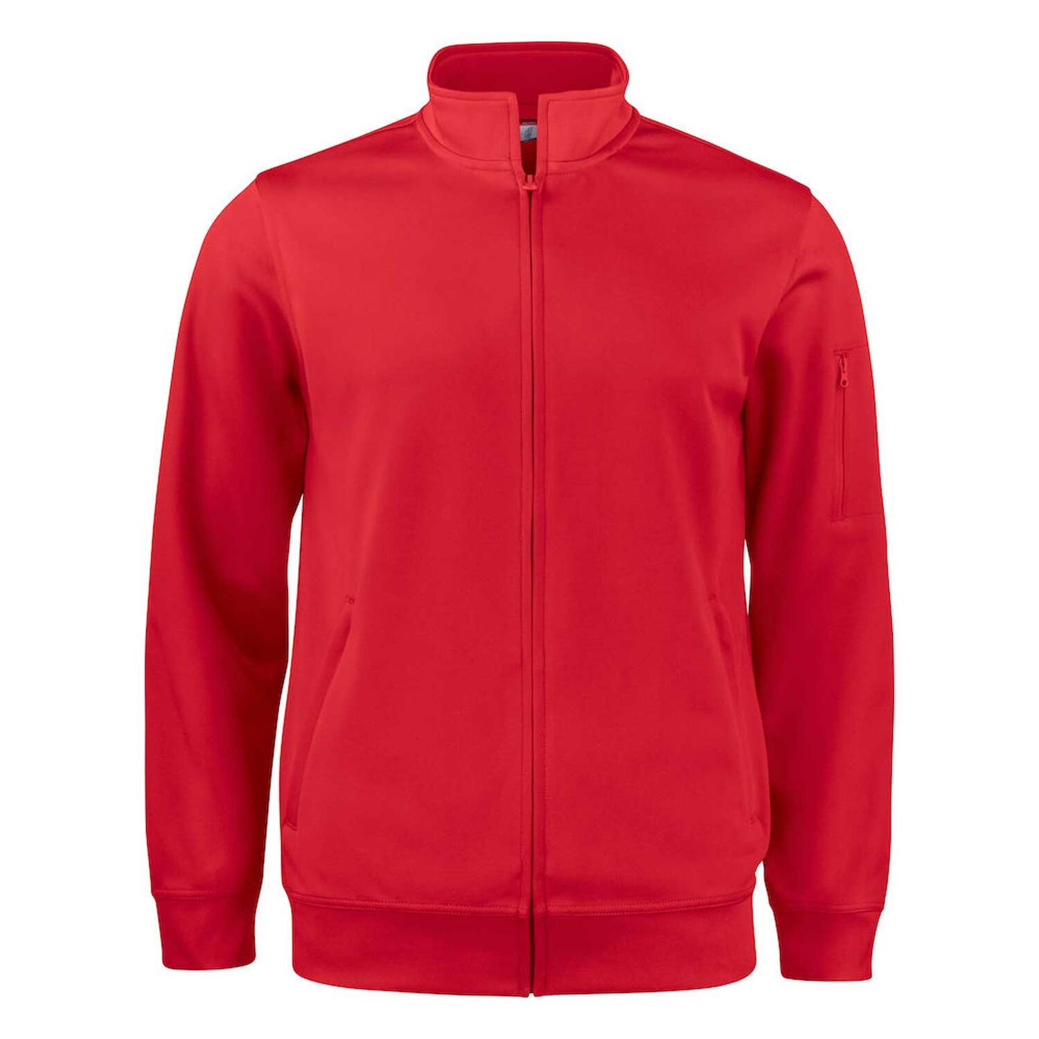 Cardigan Clique Basic Ladies inclusief bedrukking rood maat S