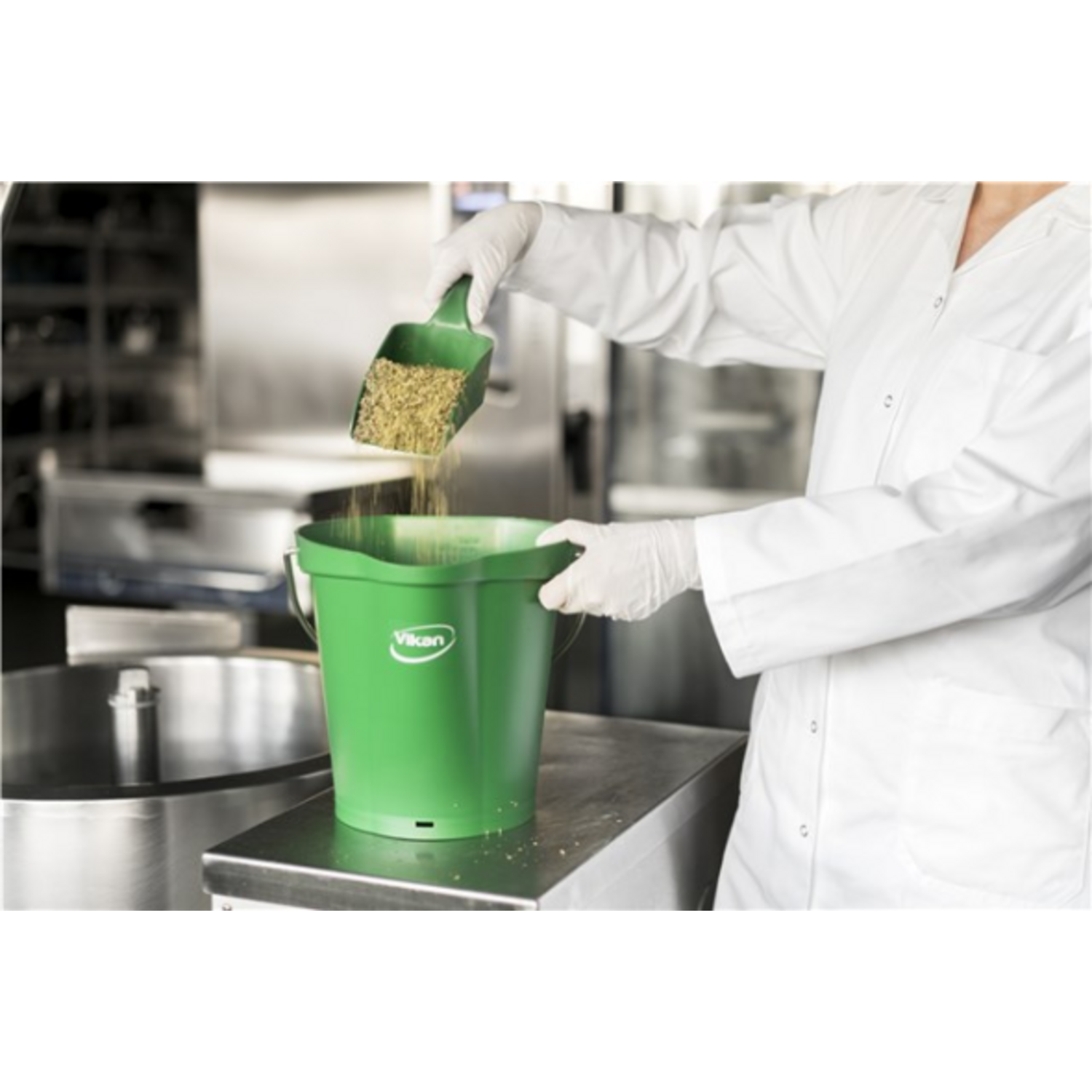 Vikan handschep recht blauw 0,5 liter (56773)