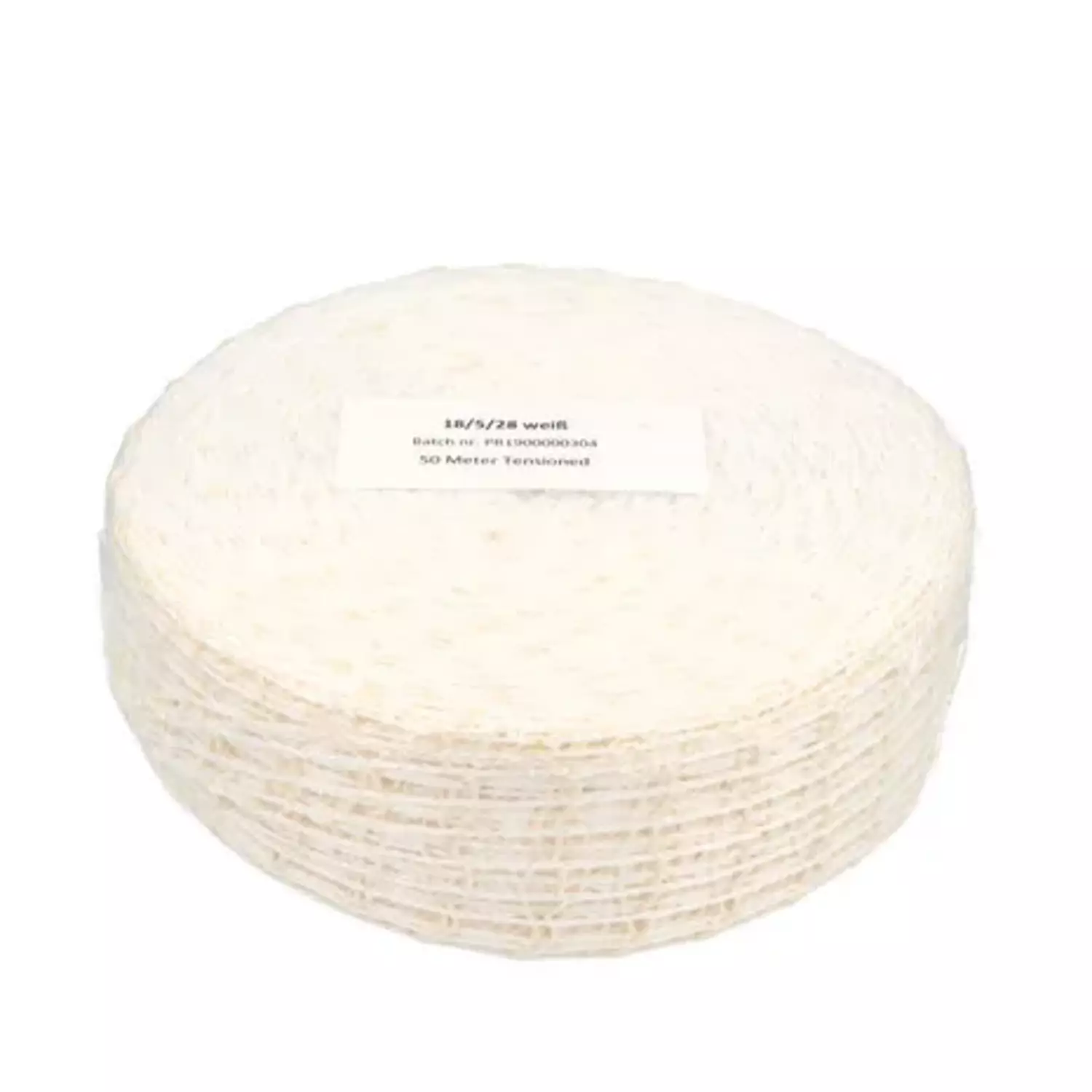 Rolladenet DeLasta elastisch wit 18 mm x 50 m