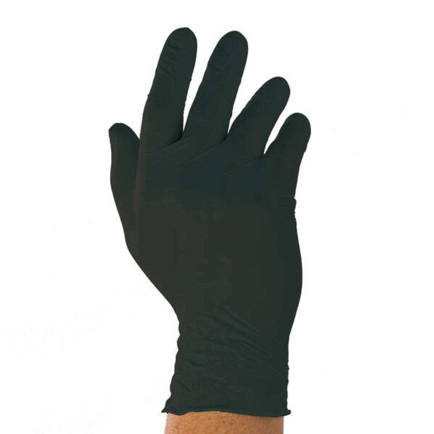 Onderzoekshandschoenen ongepoederd nitril Q-Grip Tyre zwart maat M