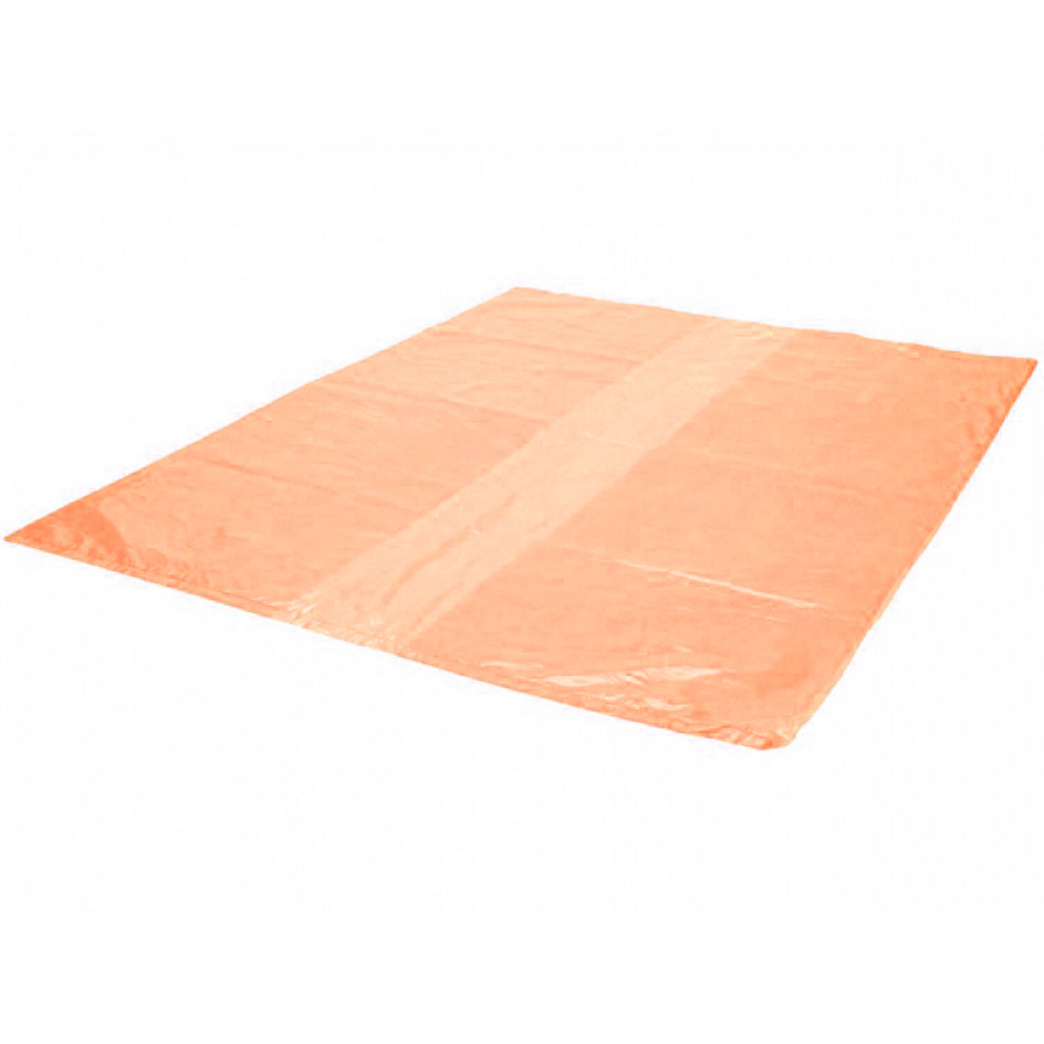HDPE kratzakken los 68/17 x 63cm 20mµ oranje 2%