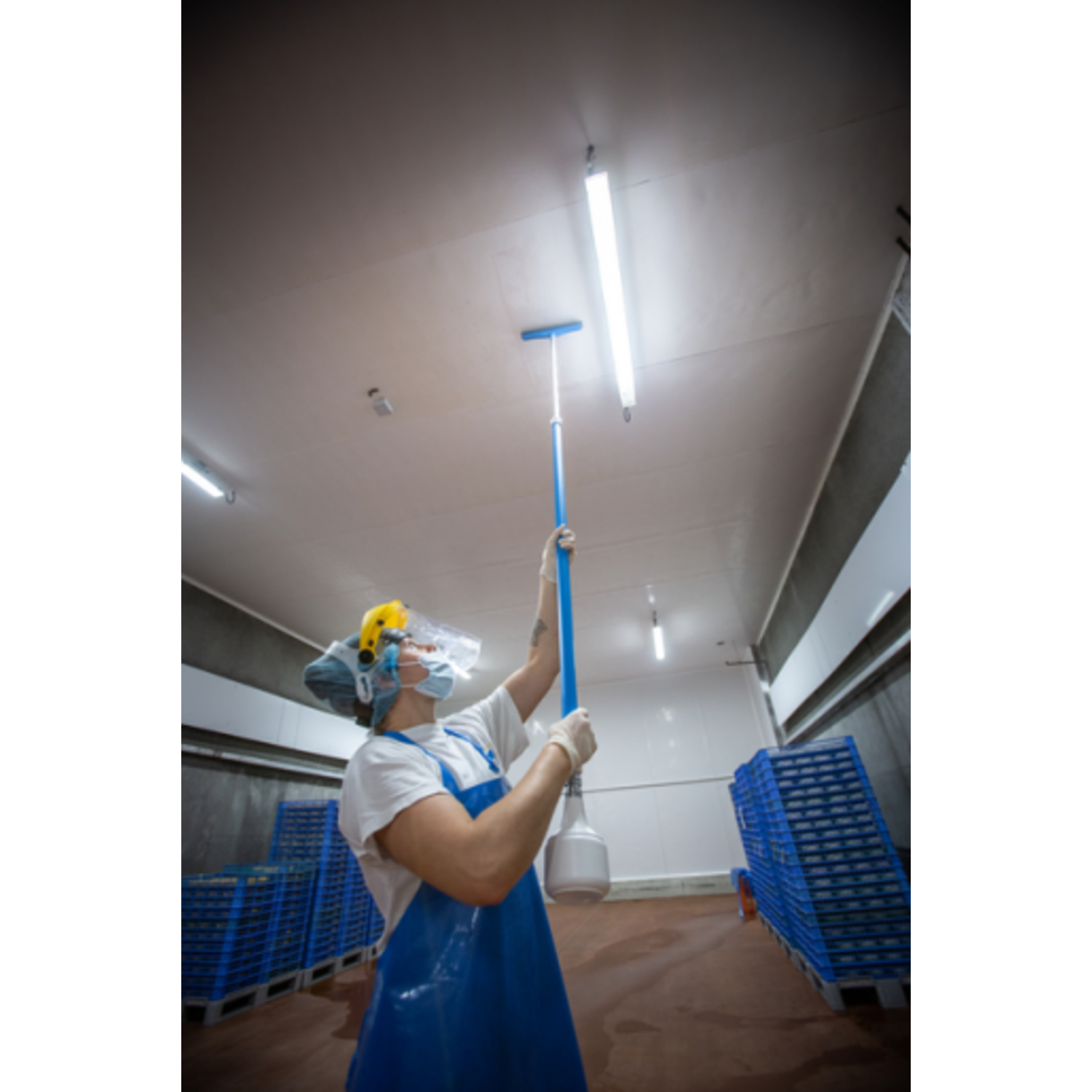 Vikan telescoop steel aluminium met waterdoorvoer nippel rood 1.600-2.780 mm ø 32 mm (2973Q4)
