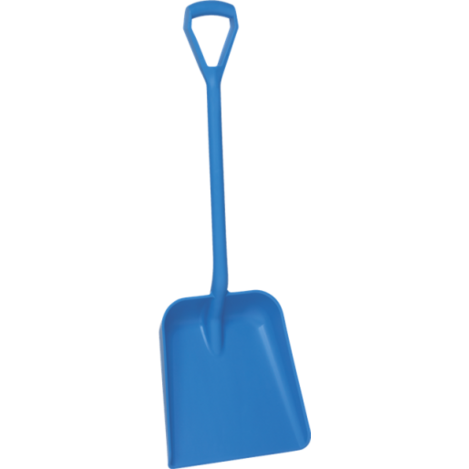Vikan schep D-greep met korte steel hoogte 1.035 mm blauw (56233)