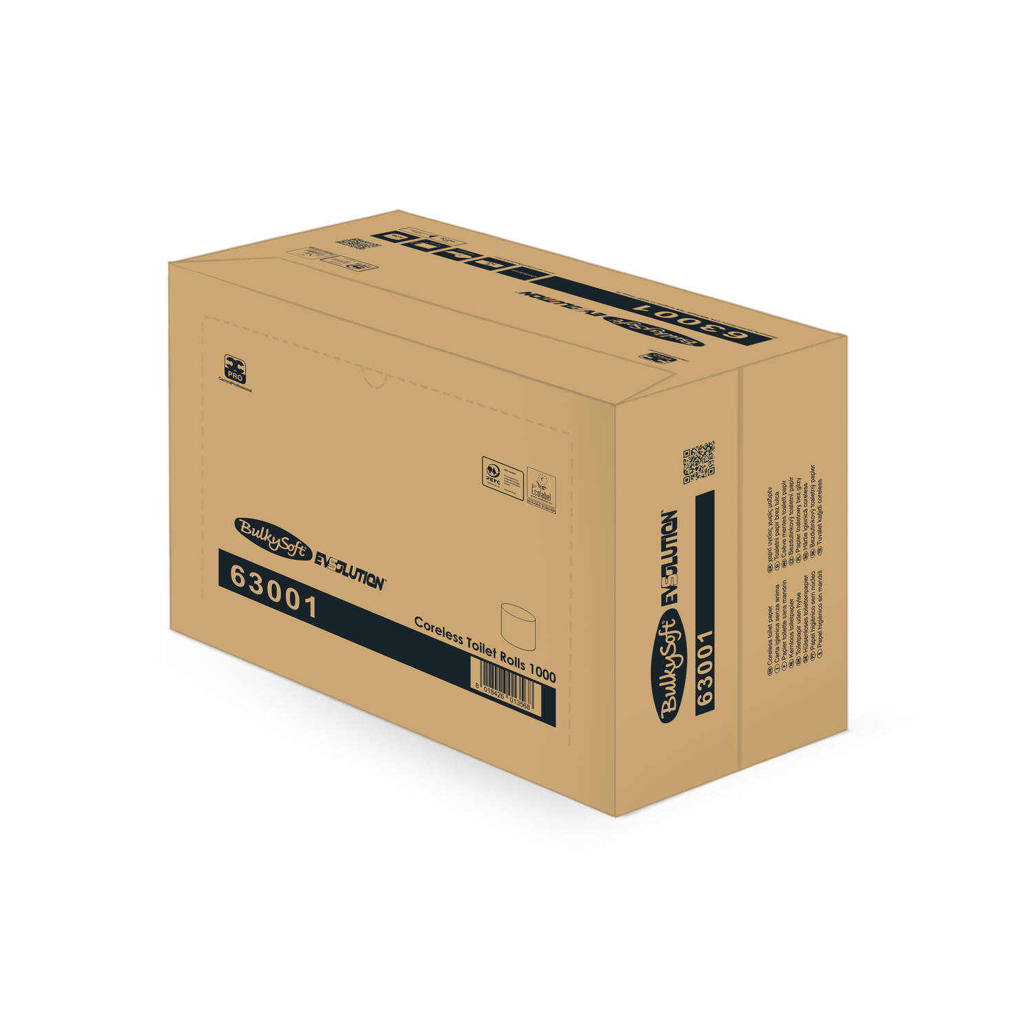 Toiletpapier compact coreless cellulose 2-laags 36x105 meter