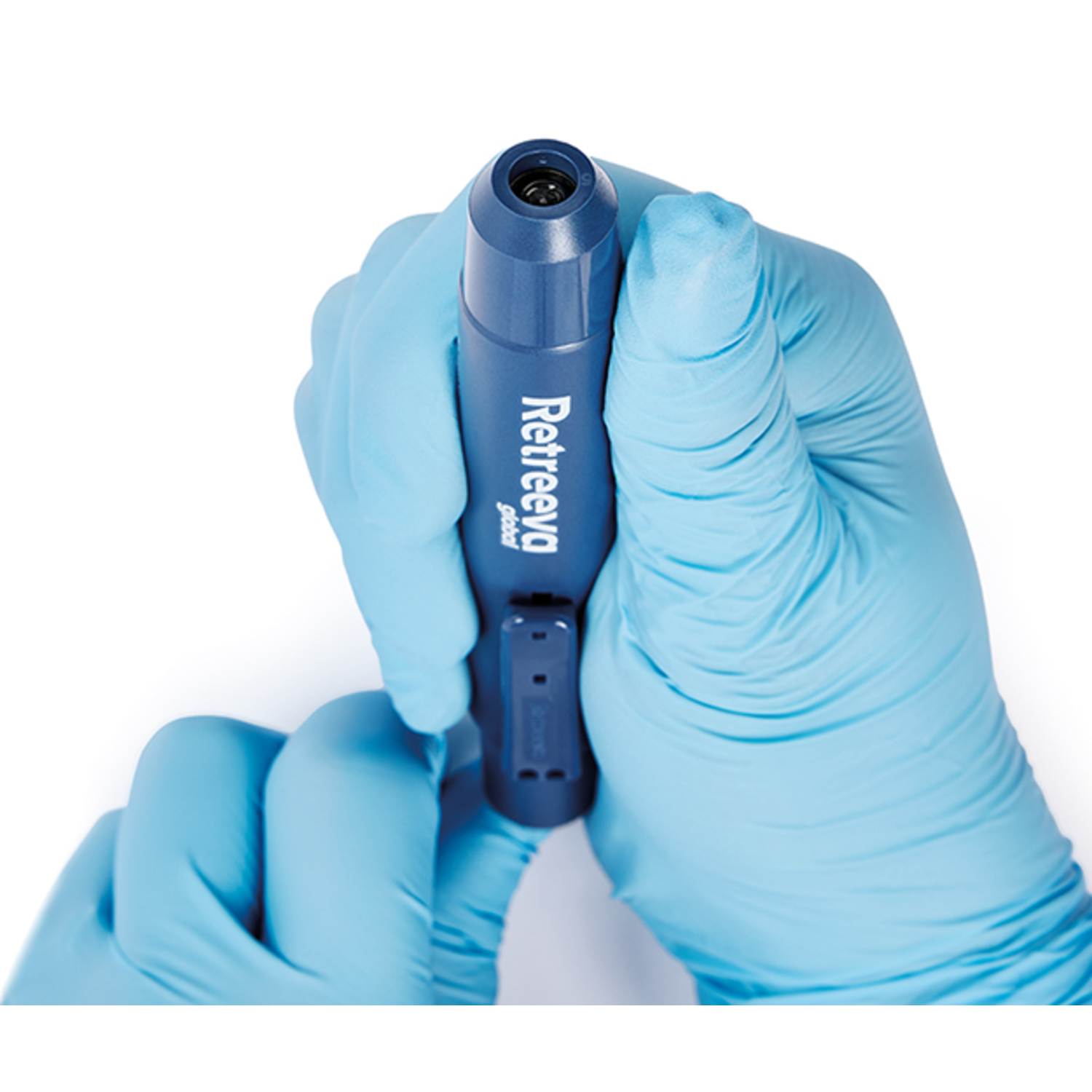 Retreeva dry wipe marker detecteerbaar behuizing blauw inklikbaar inkt zwart (RG-WRM-BK)