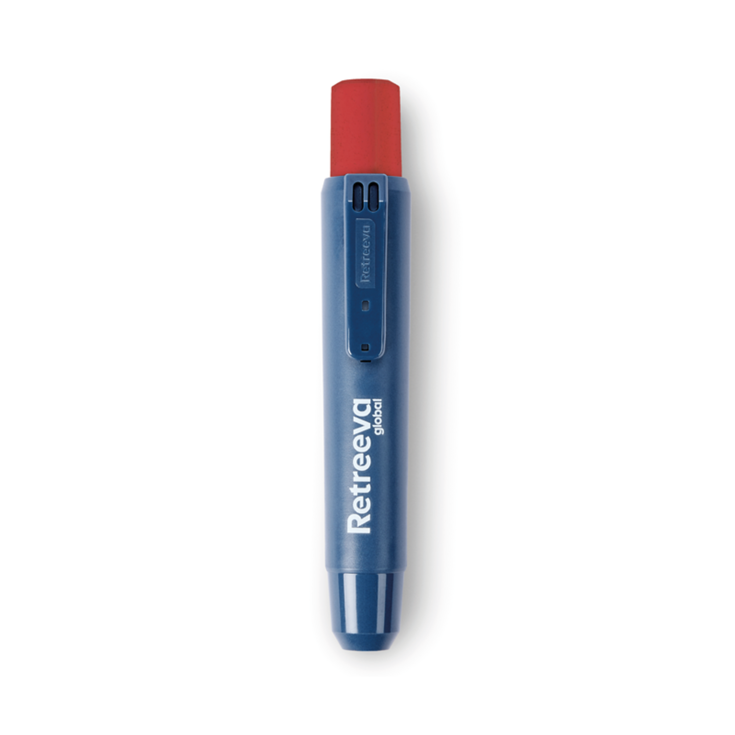 Retreeva dry wipe marker detecteerbaar behuizing blauw inklikbaar inkt rood (RG-WRM-RD)