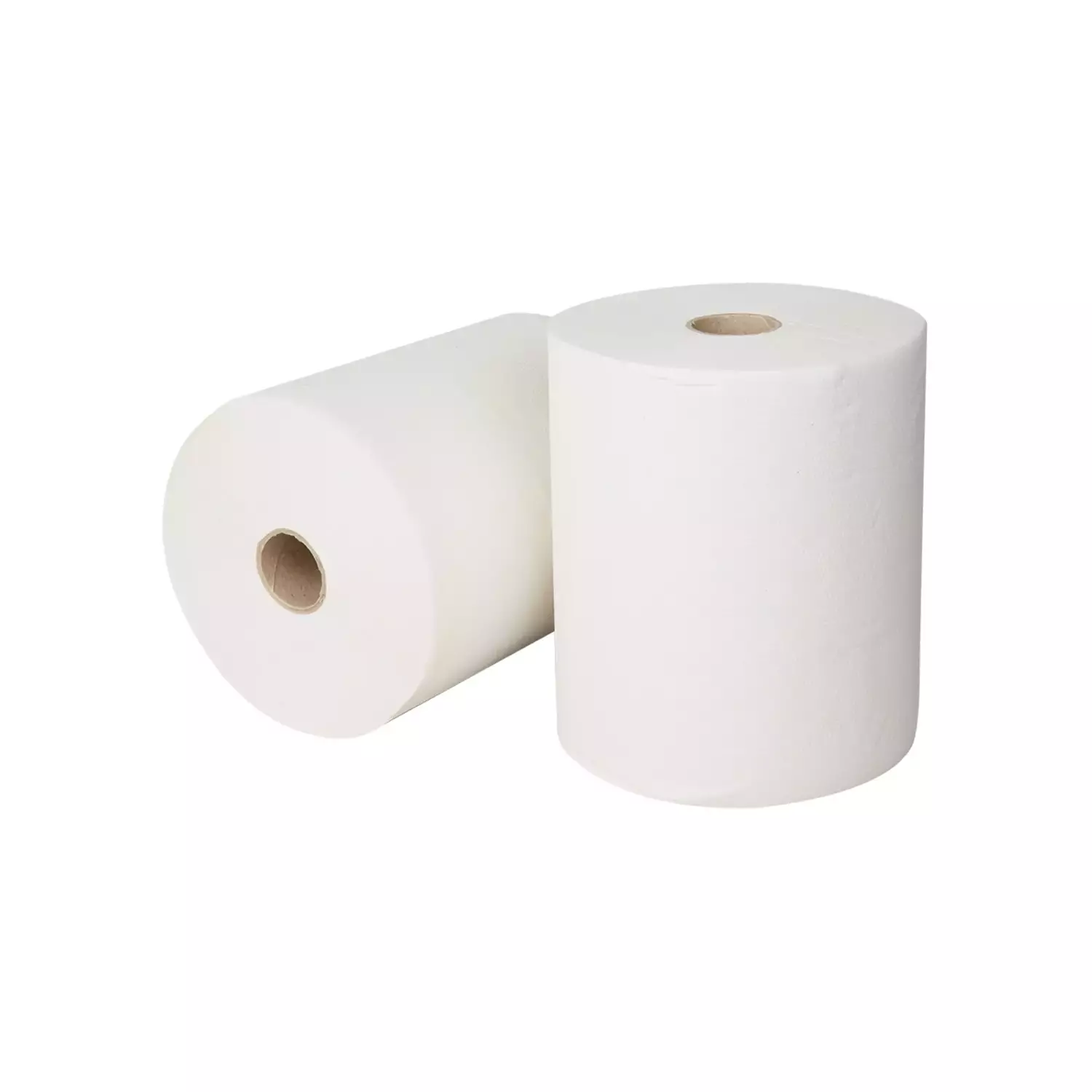 Handdoekrol cellulose wit 2-laags 140 meter (per 6 rollen)