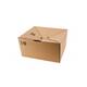 Verzendbox 6 255x180x160mm EG Bruin, Autolock + plakstrip