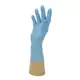 Onderzoekshandschoenen ongepoederd nitril blauw maat M