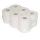 Poetsrollen midi wit 19,3x270m 1 laags 6 rollen met koker