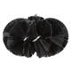 Vikan afvoerborstel harde vezels zwart 275x96x60 mm (53619)