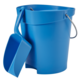 Vikan emmer maatverdeling schenktuit blauw 12 liter (56863)
