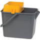Vikan draadmopemmer microfibre rechthoekig met schenktuit grijs 15 liter (375018)