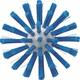 Vikan pijpborstel steelmodel medium vezels blauw 155x80 mm (5380773)