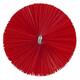 Vikan pijpborstel met handvat medium vezels rood 510x40x40 mm (53794)