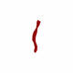 Haarnet wokkels PP non-woven enkel elastiek rood 52 cm