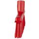 Vikan stofferbezem met haakse schroefdraad medium rood 250x120x30 mm (31034)