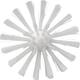 Vikan pijpborstel steelmodel medium vezels wit 170x100x100 mm (53801035)