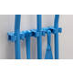 Vikan ophangsysteem hygiënisch Hi-Flex 3 band klemmen 2 haken blauw 420x87x48 mm (10113)