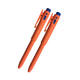 Detectapennen behuizing oranje inkt blauw XDETECT met clip