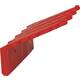 Vikan wandhouder glad rood 240x170x 60 mm (6154)