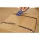 Penguin 900 veiligheidsmes blauw wegwerp met tape cutter