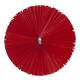 Vikan pijpborstel met handvat medium vezels rood 510x65x60 mm (53704)