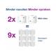 Tork mid-size toiletpapier advanced 2-laags wit compact (127530)