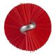 Vikan pijpborstel met handvat medium vezels rood 500x25x25 mm (53764)