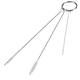 Vikan pijpborstelset smal zacht aan ring wit ø 2 x 90 mm en ø 5 en ø 6 x 140 mm (53625)