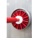 Vikan wormhuisborstelkop medium vezels rood ø 135 130 mm (70354)