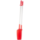 Vikan combinatieset blik/veger met lange steel 840 mm afsluitbaar rood 250 mm (56654)