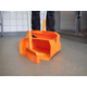 Vikan combinatieset blik/veger met lange steel 840 mm afsluitbaar rood 250 mm (56654)