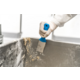 Vikan handschraper RVS smal blad blauw 235x50x22 mm (40083)