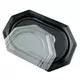 Cateringschaal deksel helder 335x250x44 mm 8 hoekig