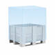 LDPE hoezen 130/50x210cm 80mµ blauw op koker