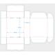 Vouwdozen Fefco 0201 510x330x155 mm wit EE 2 met beluchtingsgaten korte zijde