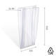 Harmonicazakken LDPE 20 mµ 100+2x40x350 mm