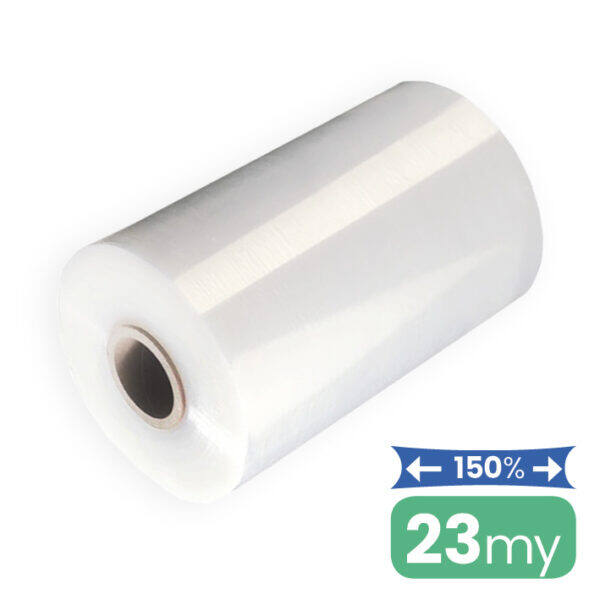 Machinefolie 23my 50cm x 1.500m 150% Transparant