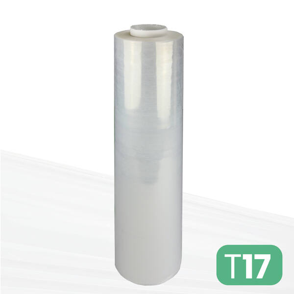 Handwikkelfolie T 17 50cm transparant 1 zijde klevend