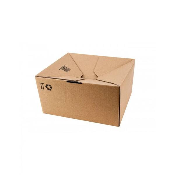 Verzendbox 2 213x153x109mm EG Bruin, Autolock + plakstrip