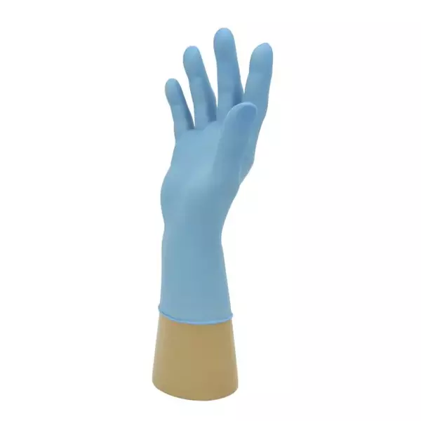 Onderzoekshandschoenen ongepoederd nitril blauw maat M