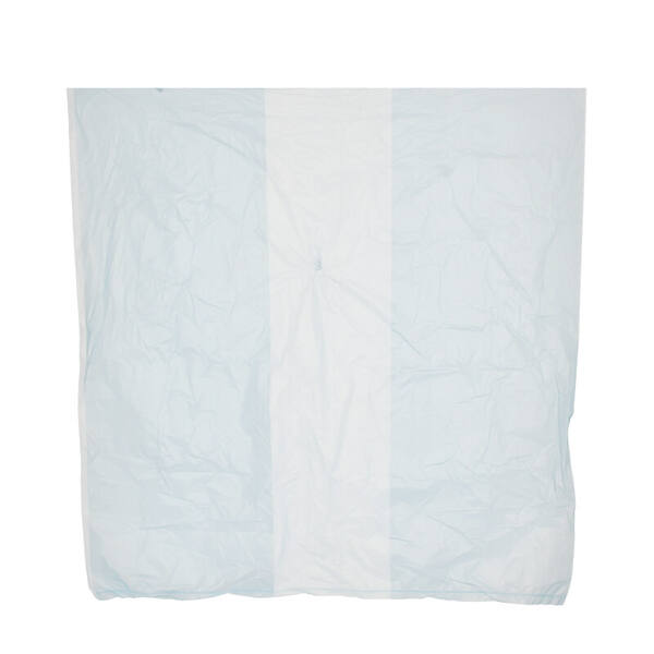 HDPE kratzakken los 58/22+22x63cm 9mµ blauw op pijpjes (CVS)