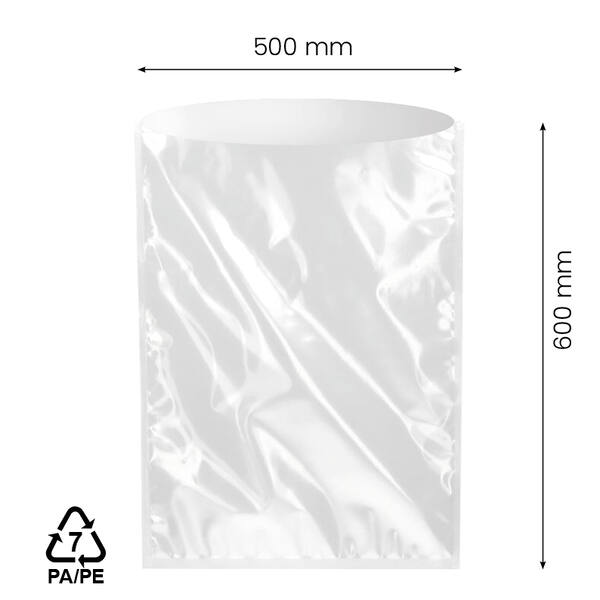 Vacuumzijlaszakken PA-PE 90mµ transparant 50x60 cm (21176105)
