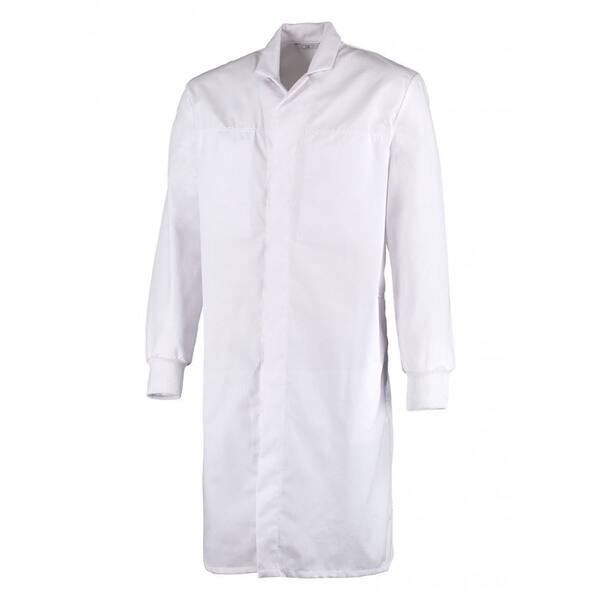 Lange Jas manchet Gent inclusief bedrukking wit maat 52 (M)