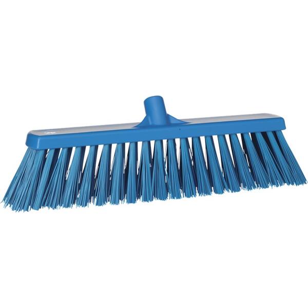 Vikan bezem extra harde vezels blauw 530x175x90 mm mm (29203)