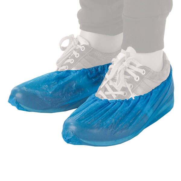 Schoenovertrek PE 70mµ blauw
